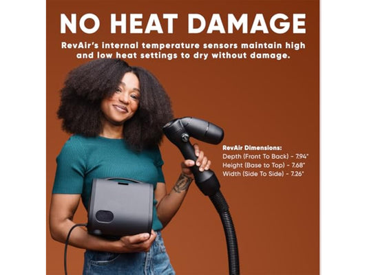 Reverse-Air Hair Dryer